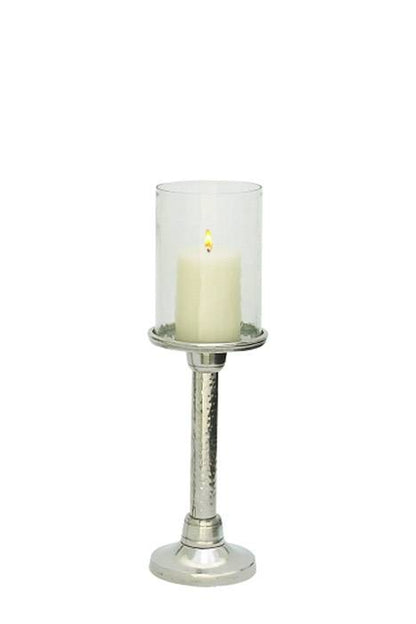 18"/ 20"/ 22" Halum Glass Candle Holder Silver