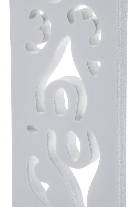 19.75" Carved Letter "i" White