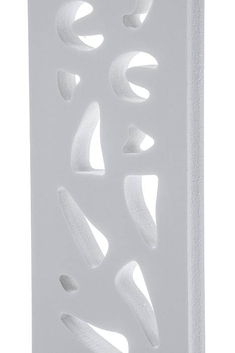 19.75" Carved Letter "j" White