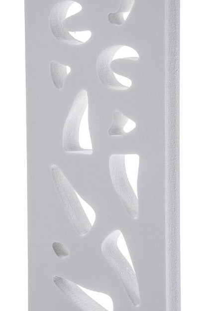 19.75" Carved Letter "j" White