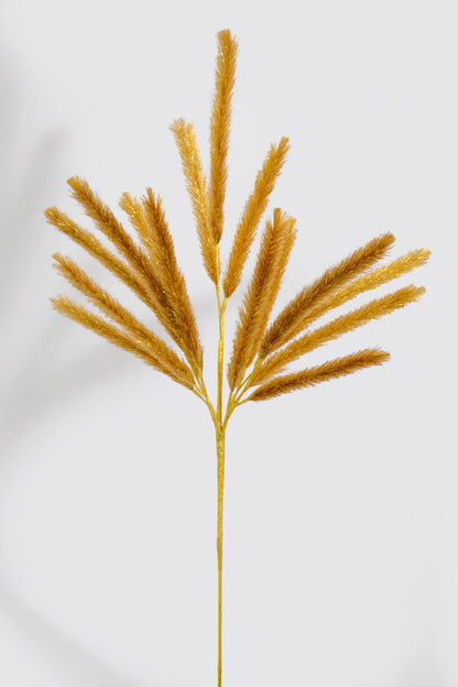 31.5" Fox Tail Plume Spray Gold