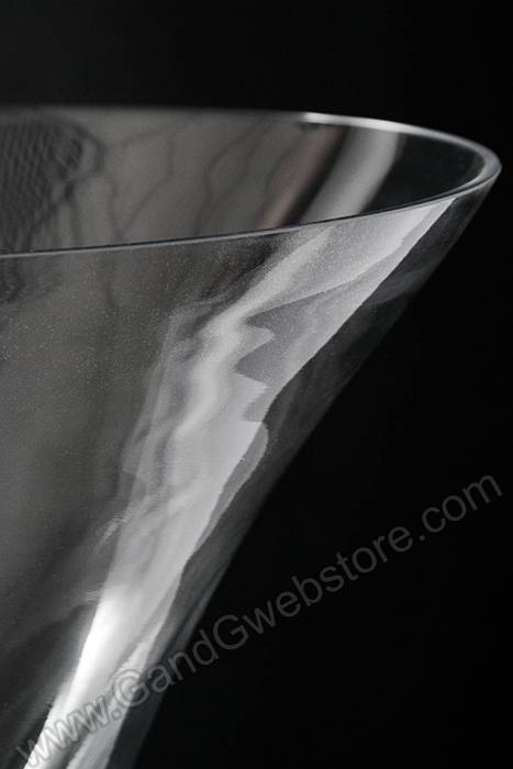 13" X 35" Martini Glass Vase Clear