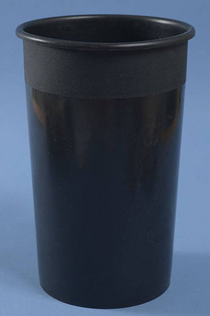 8.5" X 13" Round Plastic Cooler Bucket Black