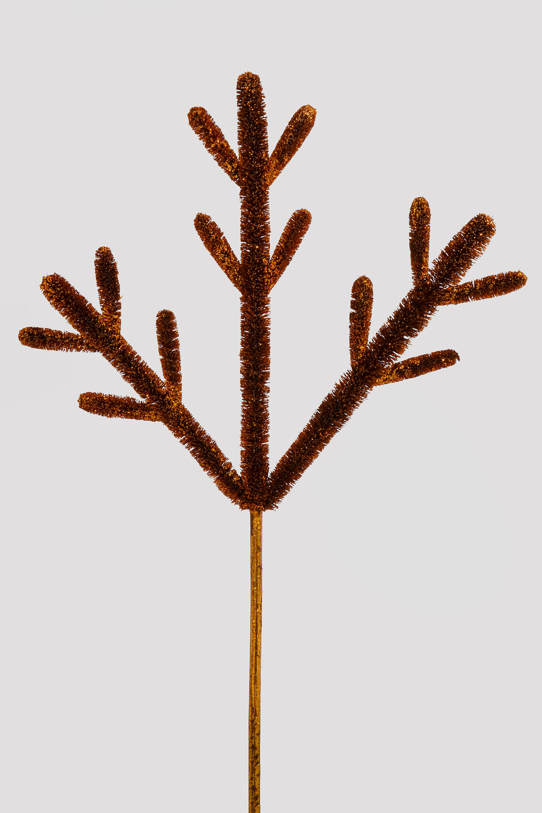 24" Fiber Antler Spray Brown
