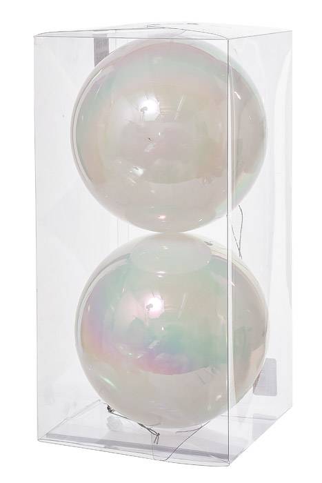 150mm Ball Candy Apple/white/iridescent