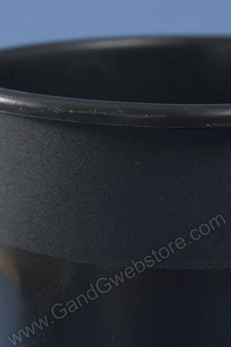 8.5" X 13" Round Plastic Cooler Bucket Black