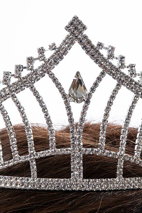 2.75" Rhinestone Tiara Silver