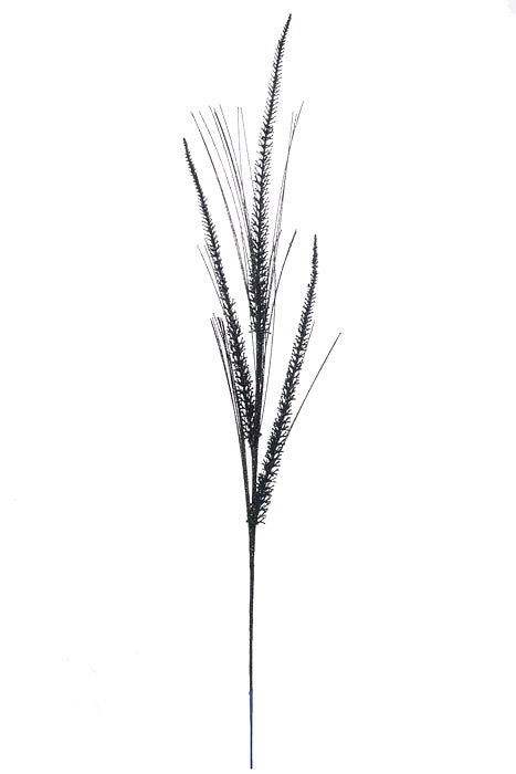 34" Glitter/Mica Triple Spike Grass Spray Midnight Blue