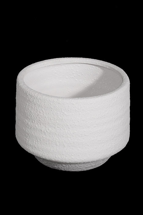6.25" X 4.75" Andrade Pot White