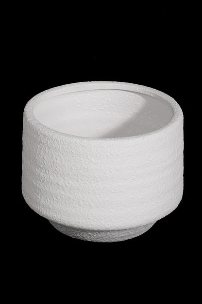 6.25" X 4.75" Andrade Pot White