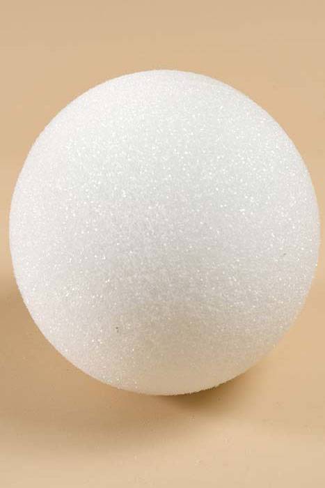 8&quot; Styrofoam Ball White Ea
