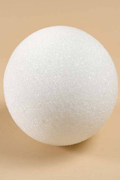 8&quot; Styrofoam Ball White Ea