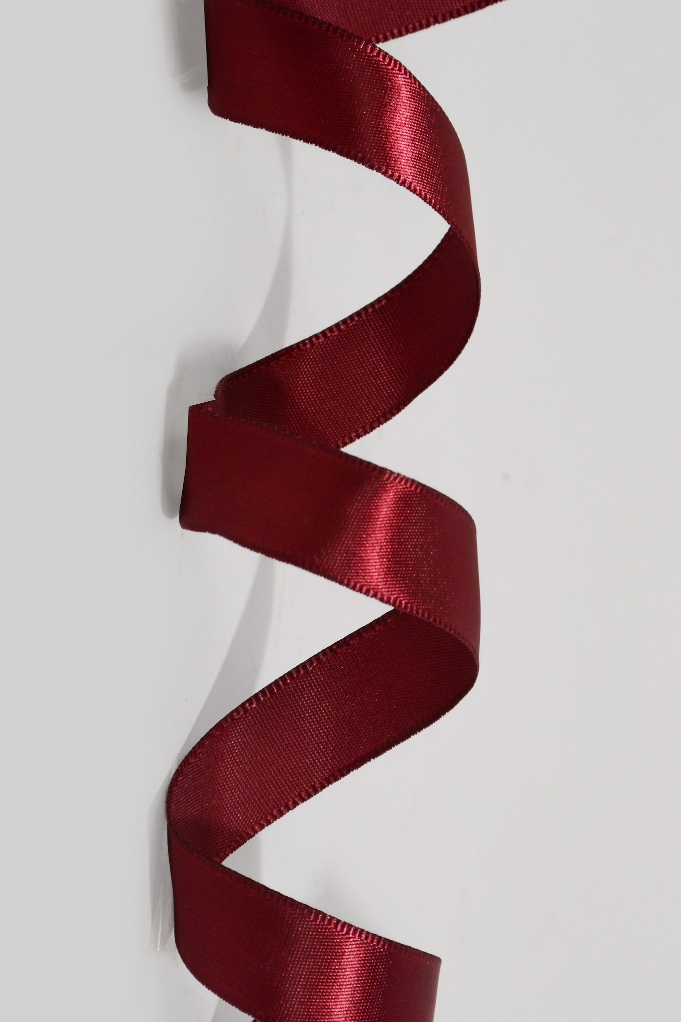 5/8" X 10YD Wired Satin Ribbon Burgundy