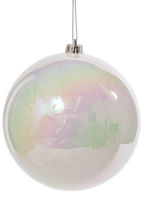 200mm Ball Candy Apple/white/iridescent