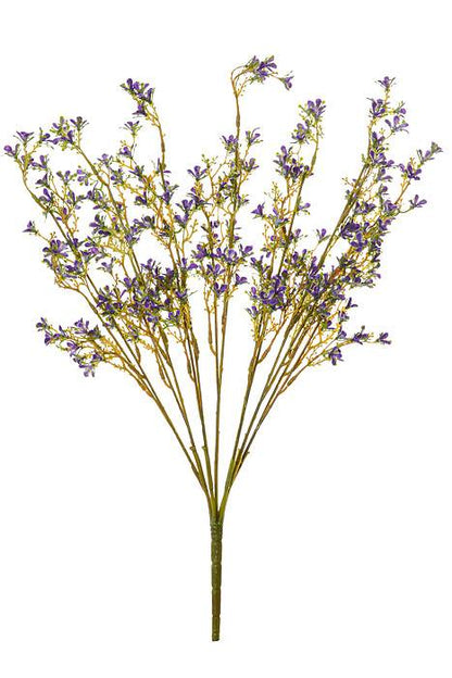 21.5" Mini Flower Bush Lavender