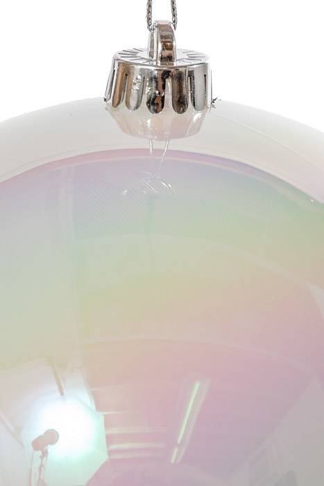 200mm Ball Candy Apple/white/iridescent