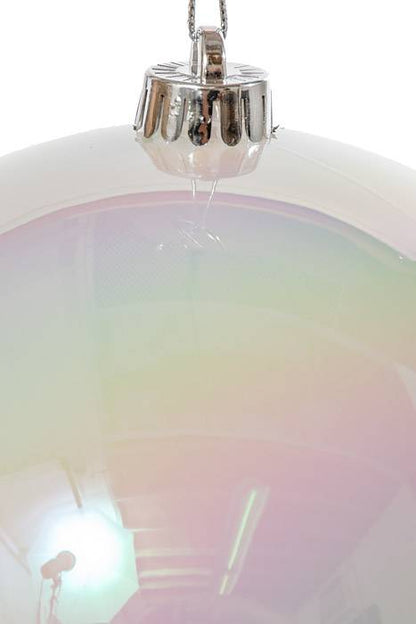 200mm Ball Candy Apple/white/iridescent