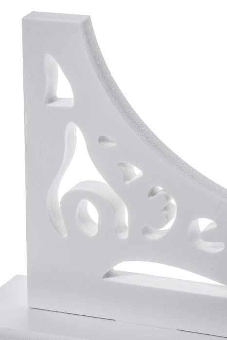 19.75" Carved Letter "s" White