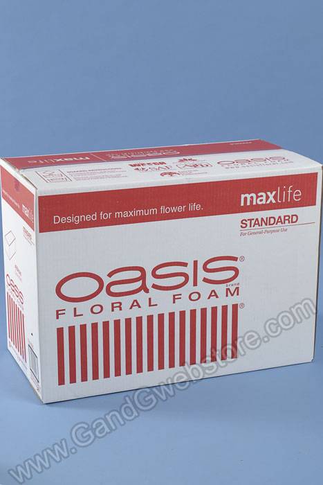 3" X 4" X 9" Oasis Standard Floral Foam Brick Green