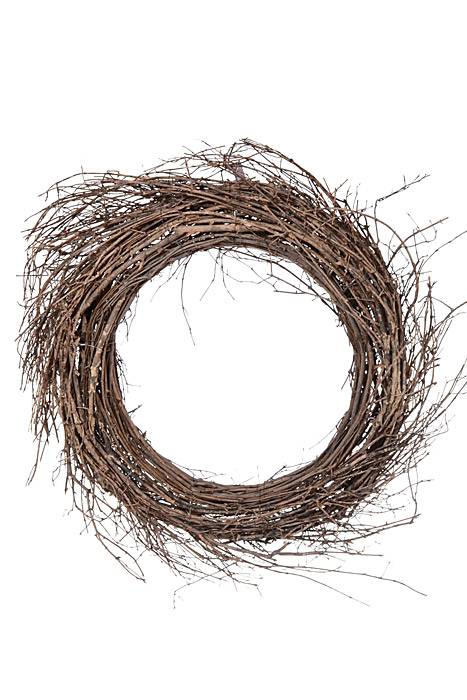 33" Natural Grapevine Wreath Brown