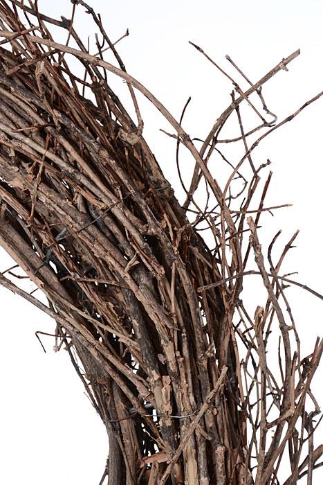 25&quot; Natural Grapevine Wreath Brown