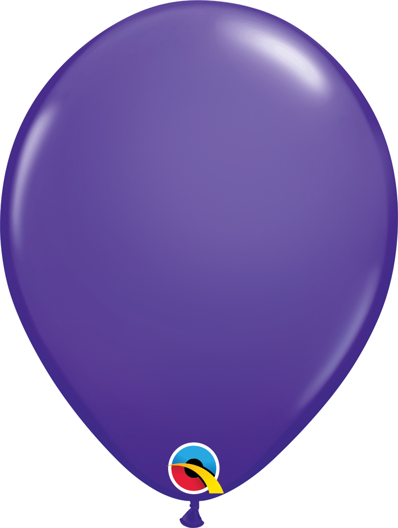 11" Fashion Latex Balloon Purple Violet PKG/100