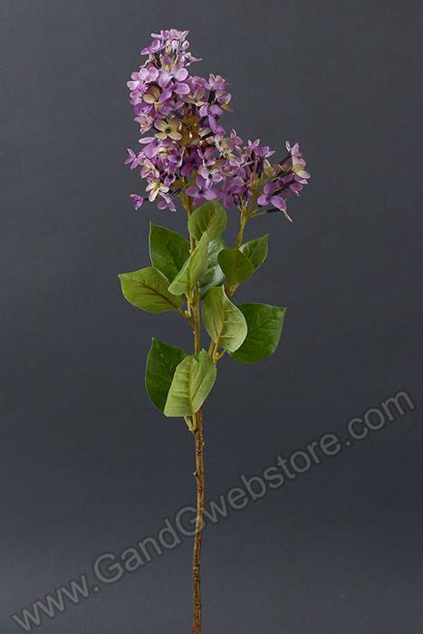28.5&quot; Silk English Lilac Spray Lavender/Two Toned