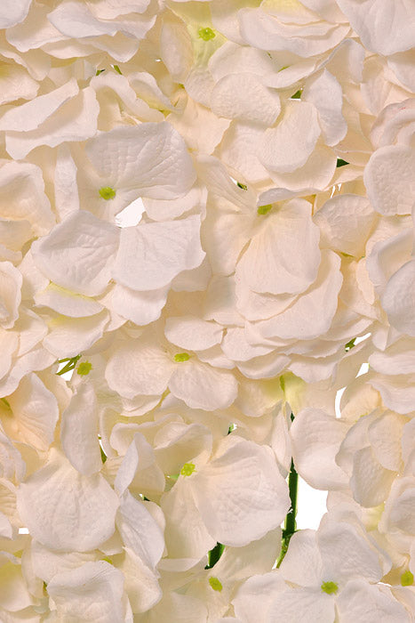 15.75" X 23.5" Silk Hydrangea Mat Ivory