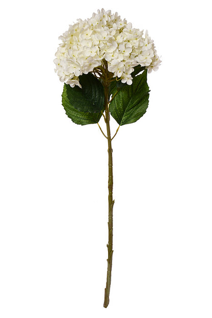 29.5" Silk Hydrangea Spray White