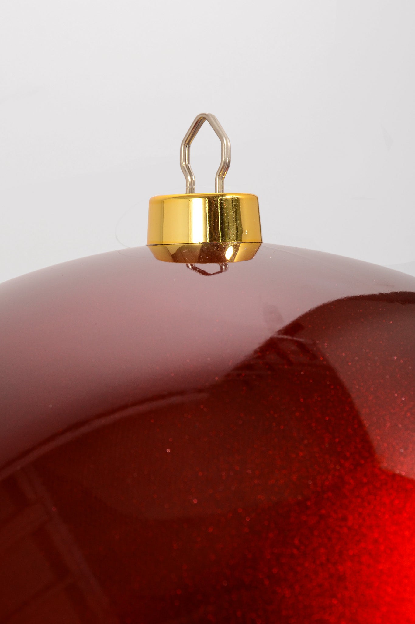 500MM Ornament Ball Shiny Burgundy