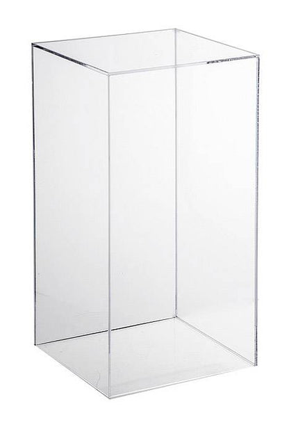 9.75" X 9.75" X 19.75" Acrylic Vase Clear