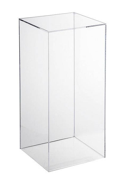 9.75" X 9.75" X 23.5" Acrylic Vase Clear