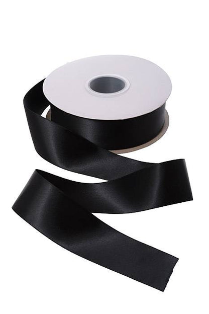 Double Face Satin -black 