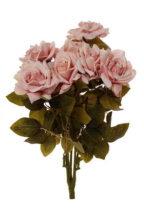 23" Silk Rose Bush Pink