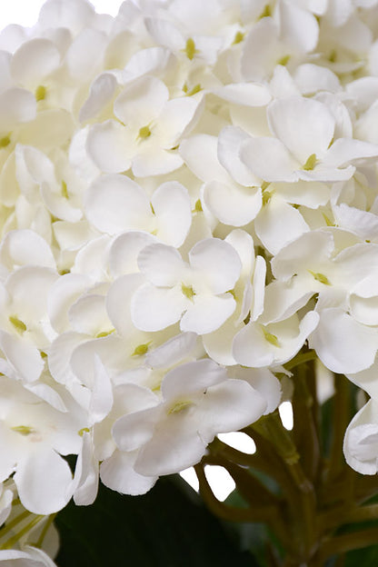 29.5" Silk Hydrangea Spray White