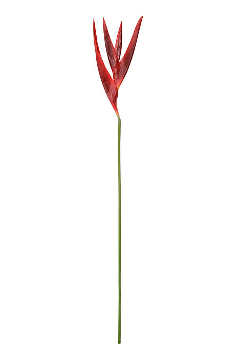 31.5&quot; Artificial Tropical Heliconia Spray Red