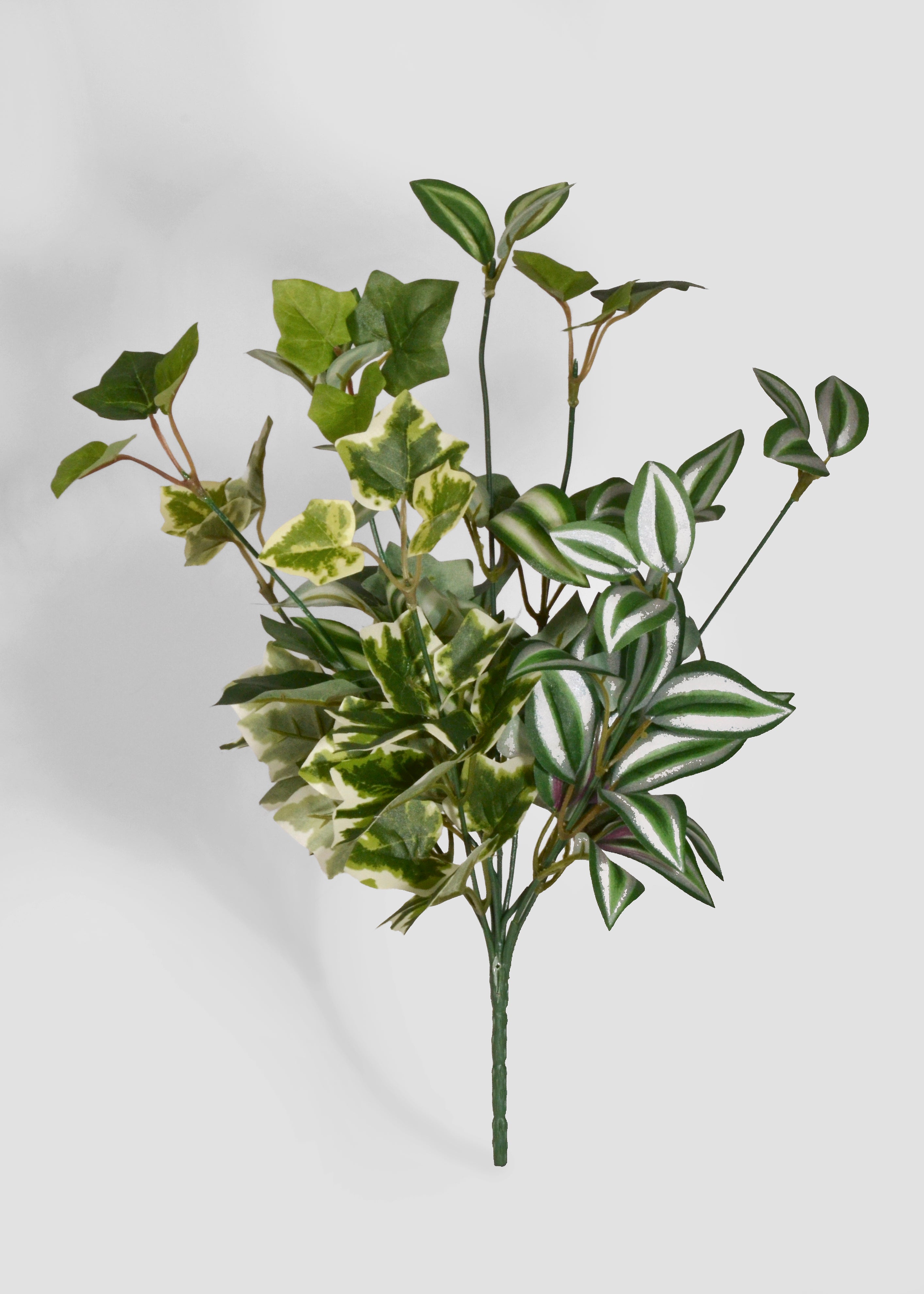 16" Artificial Ivy Bracketplant Bush Green