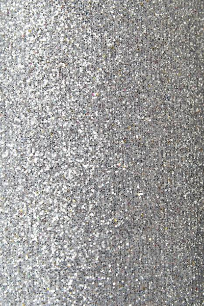 19" X 5yds Glitter Organza Roll Silver