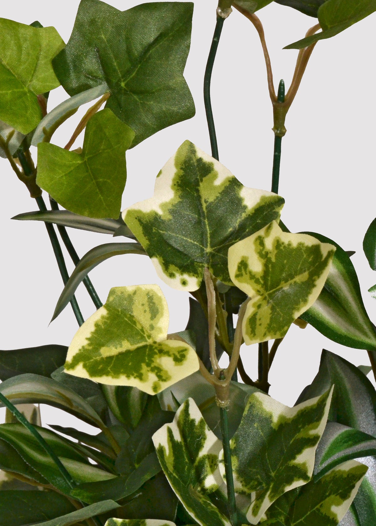 16" Artificial Ivy Bracketplant Bush Green