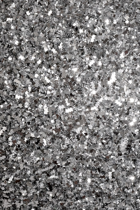 15" Xmas Sparkle Tinsel Ornament Ball Silver