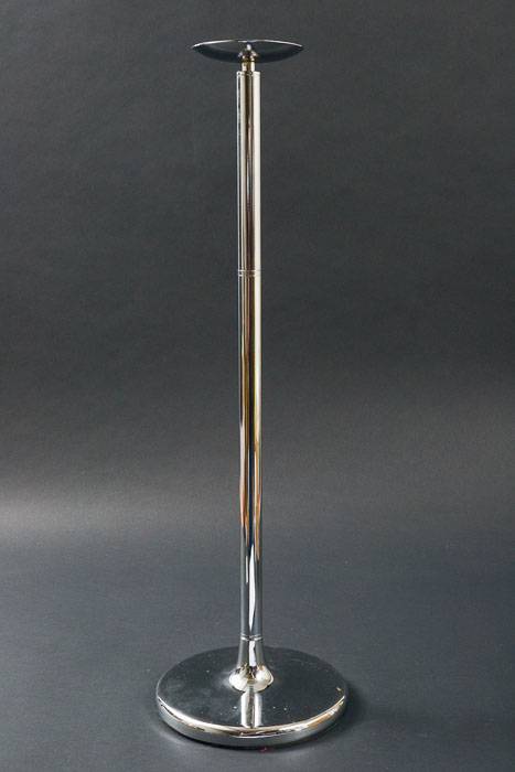 28.5&quot; Metal Candle Stand Silver
