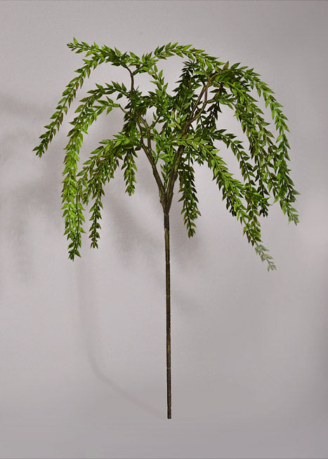 34" Artificial Willow Spray Green