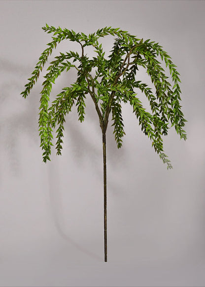 34" Artificial Willow Spray Green