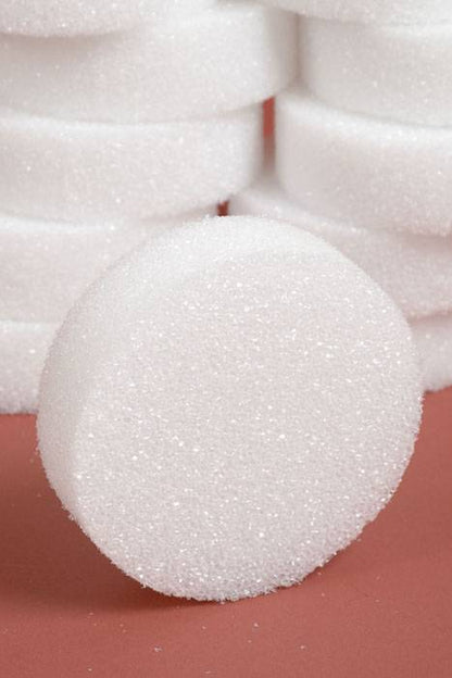 5&quot; X 1.5&quot; Styrofoam Disc White Pkg/12