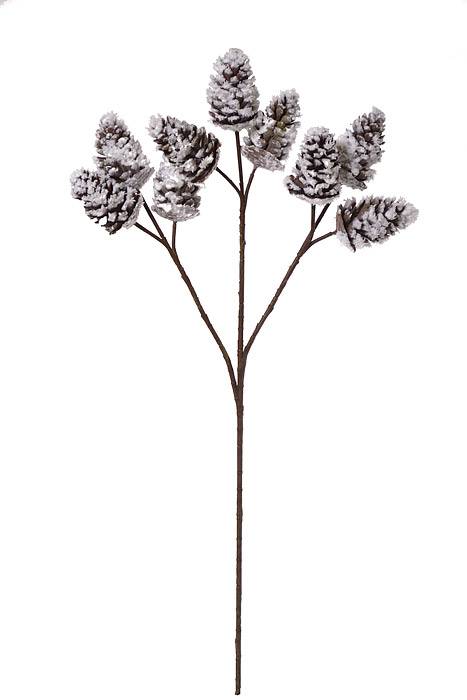 32" Snow Pine Cone White