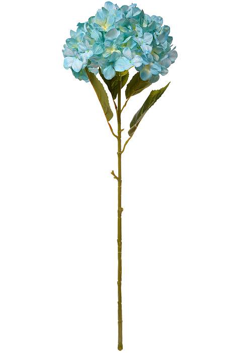 44" Single Giant Silk Hydrangea (Turquoise)