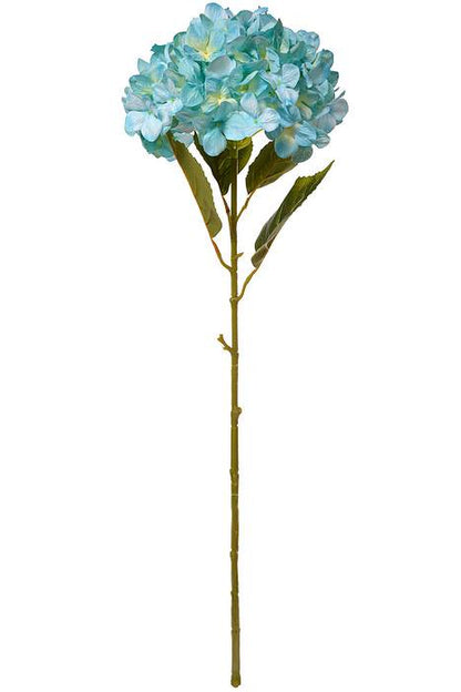 44" Single Giant Silk Hydrangea (Turquoise)