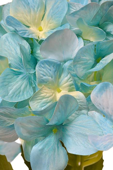 44" Single Giant Silk Hydrangea (Turquoise)