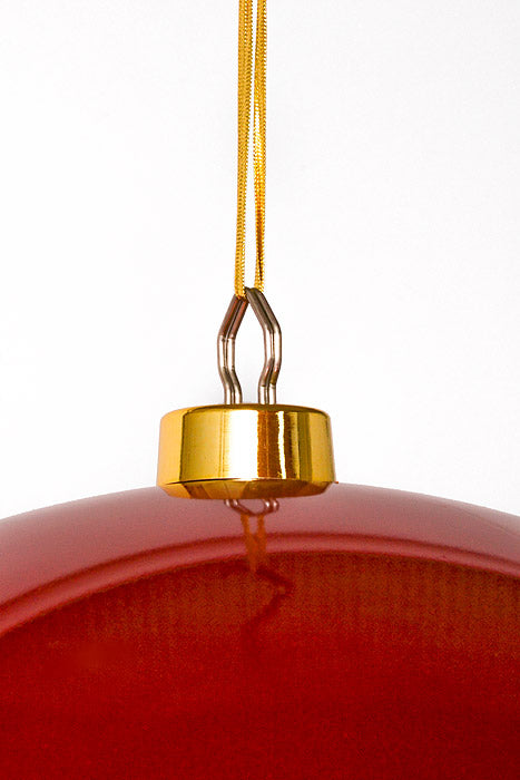 500Mm Ball Ornament Shiny Red