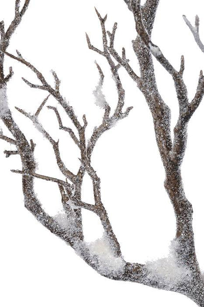 35" Coral Branch White/Natural